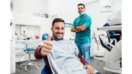 Patient smiling at Gill Wedding Orthodontics in Evansville, IN